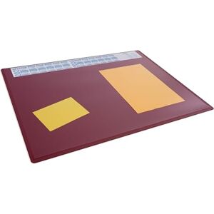 Durable Vade de escritorio con calendario anual, 65 x 50 cm, antideslizante, PP, Made in Germany, rojo, Durable Vade de escritorio con calendario anual, 65 x 50 cm, antideslizante, PP, Made in Germany, rojo,
