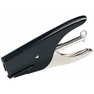 Rapid S51 Grapadora de mano metálica, con capacidad para 12 hojas, niquelada, color negro Rapid S51 Grapadora de mano metálica, con capacidad para 12 hojas, niquelada, color negro
