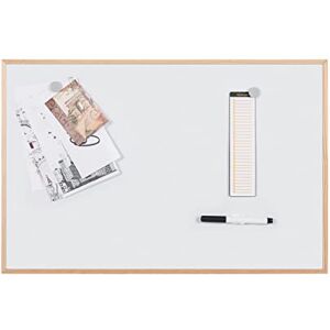 Bi-Office Earth New Basic Pizarra Magnética, 60x40cm, Superficie de Acero Lacado, Marco de Pino PEFC Bi-Office Earth New Basic Pizarra Magnética, 60x40cm, Superficie de Acero Lacado, Marco de Pino PEFC