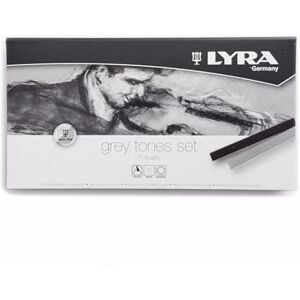 LYRA Tonos grises y marrones, Pastel seco para bellas artes, Cuadrado, 8,0mm, Caja de cartón, Set tonos grises, Colores surtidos, 12 unidades LYRA Tonos grises y marrones, Pastel seco para bellas artes, Cuadrado, 8,0mm, Caja de cartón, Set tonos grises, Colores surtidos, 12 unidades