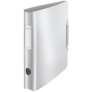 Leitz Archivador de palanca polyfoam 180º lomo curvado cierre con goma Active Style DIN A4 50 mm. color blanco ártico Leitz Archivador de palanca polyfoam 180º lomo curvado cierre con goma Active Style DIN A4 50 mm. color blanco ártico