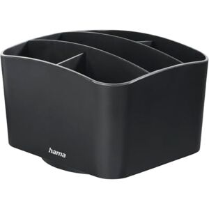 Hama Soporte para Mandos a Distancia (Espacio para 6 mandos a Distancia, ideal también como organizador de escritorio o para el baño, almacenamiento para mando a distancia) Color Negro Hama Soporte para Mandos a Distancia (Espacio para 6 mandos a Distancia, ideal también como organizador de escritorio o para el baño, almacenamiento para mando a distancia) Color Negro