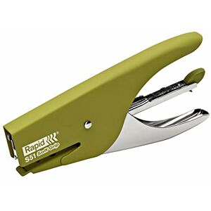 Rapid S51 Supreme Soft Grip Grapadora con pinza 15 fg Verde Rapid S51 Supreme Soft Grip Grapadora con pinza 15 fg Verde