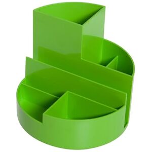 MAUL rundbox portabolígrafos, 6 compartimentos Resistente a los golpes ABS, color verde claro MAUL rundbox portabolígrafos, 6 compartimentos Resistente a los golpes ABS, color verde claro