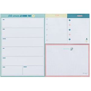 Mr. Wonderful Planificación semanal con notas adhesivas Esta semana doy todo Mr. Wonderful Planificación semanal con notas adhesivas Esta semana doy todo