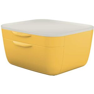 Leitz Cosy- Armario con cajones, color amarillo cálido Leitz Cosy- Armario con cajones, color amarillo cálido