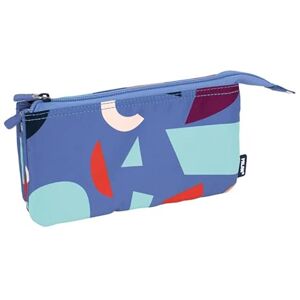Estuche escolar de animales azules Milan - Tipo escolar Estuche escolar de animales azules Milan - Tipo escolar