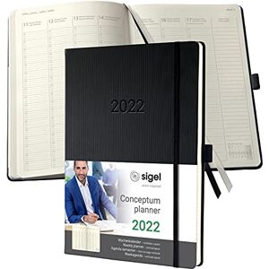 Sigel Conceptum agenda semanal 2022-22,5 x 31,5 cm hardcover 192 páginas negro Sigel Conceptum agenda semanal 2022-22,5 x 31,5 cm hardcover 192 páginas negro