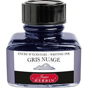 Jacques Herbin J.Herbin Un Bote de Tinta para Plumas Estilográficas y Rollerball, 30 ml, (gris) Gris Nuage Jacques Herbin J.Herbin Un Bote de Tinta para Plumas Estilográficas y Rollerball, 30 ml, (gris) Gris Nuage