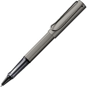 Lamy Rotulador Lx de rutenio: roller ligero con agarre ergonómico transparente y ancho de trazo M; cuerpo de aluminio anodizado; incluye recambio M 63 con tinta negra y estuche metálico Lamy Rotulador Lx de rutenio: roller ligero con agarre ergonómico transparente y ancho de trazo M; cuerpo de aluminio anodizado; incluye recambio M 63 con tinta negra y estuche metálico
