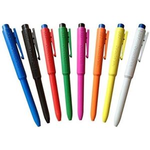 Maya Professional Tools J800-5/2 Bolígrafo Detectable para Metales y X-ray Normal, Retráctil, Tinta, con Clip, 25 unidades, Cuerpo Verde, Tinta Azul Maya Professional Tools J800-5/2 Bolígrafo Detectable para Metales y X-ray Normal, Retráctil, Tinta, con Clip, 25 unidades, Cuerpo Verde, Tinta Azul