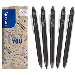 PILOT Caja de 5 FriXion Point Clicker 0,5 Bolígrafo Retráctil de Tinta Termosensible Borrable Bolígrafo Recargable Azul Punta Fina PILOT Caja de 5 FriXion Point Clicker 0,5 Bolígrafo Retráctil de Tinta Termosensible Borrable Bolígrafo Recargable Azul Punta Fina