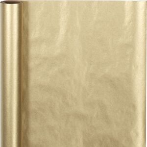 Creativ Art-Manufacture-Design Papel de regalo (50 cm, 5 m), color dorado Creativ Art-Manufacture-Design Papel de regalo (50 cm, 5 m), color dorado