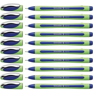 Schneider Xpress Pluma estilográficas, Azul y Verde, Paquete de 10 Schneider Xpress Pluma estilográficas, Azul y Verde, Paquete de 10