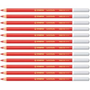STABILO Lápiz de color tiza-pastel CarbOthello Pack de 12 rojo carmín STABILO Lápiz de color tiza-pastel CarbOthello Pack de 12 rojo carmín