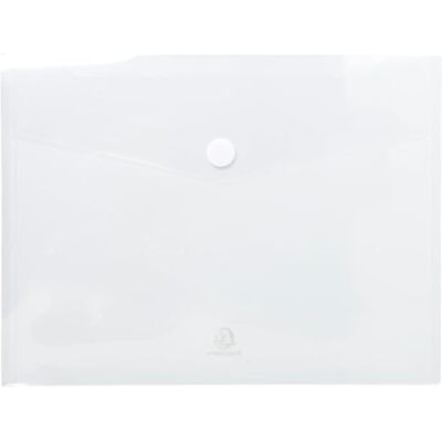 Exacompta Ref. 56421E – Caja de 50 sobres con cierre de velcro y solapa – de polipropileno suave – Tamaño de una bolsa: 24 x 31,5 cm – Tamaño A4 – Color incoloro Exacompta Ref. 56421E – Caja de 50 sobres con cierre de velcro y solapa – de polipropileno suave – Tamaño de una bolsa: 24 x 31,5 cm – Tamaño A4 – Color incoloro