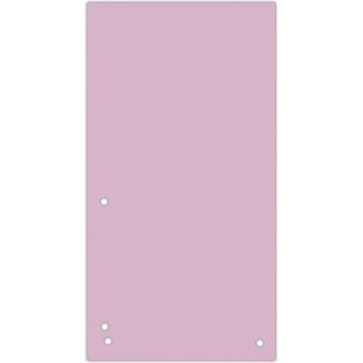 DONAU Lote de 100 tiras divisoras/Color: Rosa / 1/3 A4 de cartón reciclado de 190 g/m² / 4 perforadas / 23,5 x 10,5 cm/Separadores/Índice/Separadores/Fabricado en la UE DONAU Lote de 100 tiras divisoras/Color: Rosa / 1/3 A4 de cartón reciclado de 190 g/m² / 4 perforadas / 23,5 x 10,5 cm/Separadores/Índice/Separadores/Fabricado en la UE