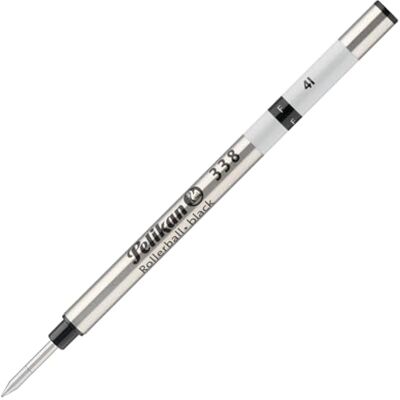 Pelikan 338 Recambio para bolígrafo de punta rodante, color negro Pelikan 338 Recambio para bolígrafo de punta rodante, color negro
