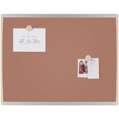 Bi-Office Pizarra magnética Inka Chestnut, 580 x 450 mm, Superficie de Acero Lacado, Marco de aluminio y plástico beige Bi-Office Pizarra magnética Inka Chestnut, 580 x 450 mm, Superficie de Acero Lacado, Marco de aluminio y plástico beige