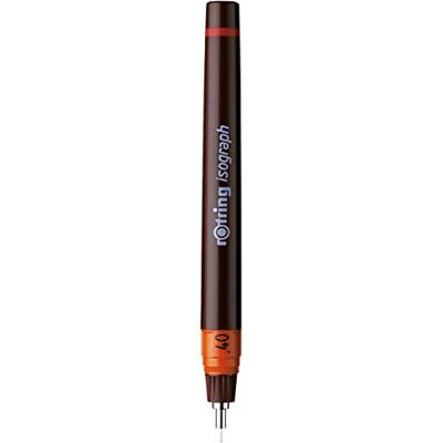 Rotring Isograph Bolígrafo Técnico de Dibujo 0,40 mm Bolígrafo Fineliner Recargable Rotring Isograph Bolígrafo Técnico de Dibujo 0,40 mm Bolígrafo Fineliner Recargable