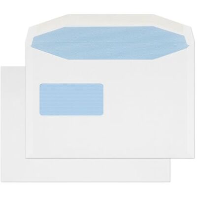 Blake Everyday sobres C5+ (16.2 x 23.8cm) 500 unidades 100 g/m² certifcado PEFC y sostenible sobres blancos con goma con ventana papelería para oficinas y manualidades modelo Blake Everyday sobres C5+ (16.2 x 23.8cm) 500 unidades 100 g/m² certifcado PEFC y sostenible sobres blancos con goma con ventana papelería para oficinas y manualidades modelo