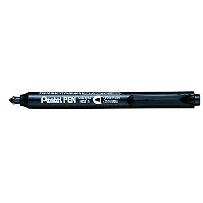 Pentel nxs15-a-n NXS15 marcador permanente retráctil negro – Juego de 12 Pentel nxs15-a-n NXS15 marcador permanente retráctil negro – Juego de 12