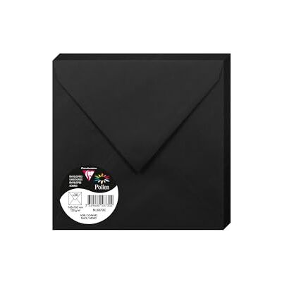 Clairefontaine 50023 C Pack de 20 sobres 16, 50 x 16, 50 x 0, 10 cm, color negro 16, 50 x 16, 50 x 0, 10 Clairefontaine 50023 C Pack de 20 sobres 16, 50 x 16, 50 x 0, 10 cm, color negro 16, 50 x 16, 50 x 0, 10