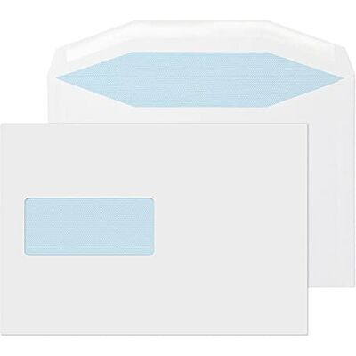 Blake Everyday sobres C5+ (16.2 x 23.5cm) 500 unidades 90 g/m² certifcado PEFC y sostenible sobres blancos con goma con ventana papelería para oficinas y manualidades modelo Blake Everyday sobres C5+ (16.2 x 23.5cm) 500 unidades 90 g/m² certifcado PEFC y sostenible sobres blancos con goma con ventana papelería para oficinas y manualidades modelo