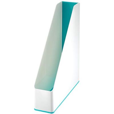 Leitz WOW Duo Colour Archivador de pie (4 unidades), color azul Leitz WOW Duo Colour Archivador de pie (4 unidades), color azul