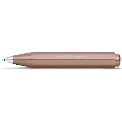Kaweco Al Sport Rosé Gold Business Kuli de aluminio I Bolígrafo ligero de bolsillo de 12 g con mecanismo de curva de corazón fiable I Bolígrafo satinado 10,5 cm Kaweco Al Sport Rosé Gold Business Kuli de aluminio I Bolígrafo ligero de bolsillo de 12 g con mecanismo de curva de corazón fiable I Bolígrafo satinado 10,5 cm