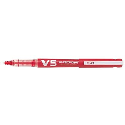 PILOT Bolígrafo de tinta líquida, recargable, color rojo PILOT Bolígrafo de tinta líquida, recargable, color rojo