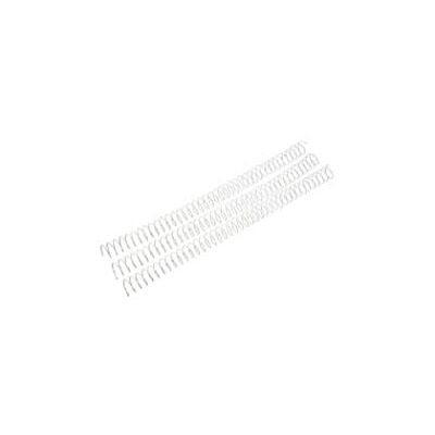 Fellowes Pack de 100 espirales metálicas, Blanco, 8 mm Fellowes Pack de 100 espirales metálicas, Blanco, 8 mm