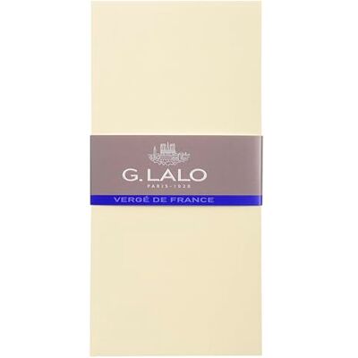 Clairefontaine G. Lalo Verge de France Sobres de felicitación (25 unidades, 103 x 213 mm), color marfil Clairefontaine G. Lalo Verge de France Sobres de felicitación (25 unidades, 103 x 213 mm), color marfil