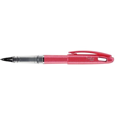 Pentel Tradio iridiscencia – Juego de 12 rotuladores pluma, color rosa Pentel Tradio iridiscencia – Juego de 12 rotuladores pluma, color rosa