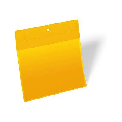 Durable Funda magnética de neodimio Extra Fuerte A5 Horizontal, paquete de 10, amarillo Durable Funda magnética de neodimio Extra Fuerte A5 Horizontal, paquete de 10, amarillo