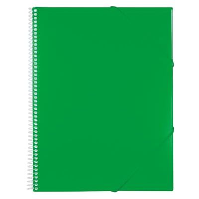Liderpapel Carpeta escaparate con espiral, A5, color verde Liderpapel Carpeta escaparate con espiral, A5, color verde