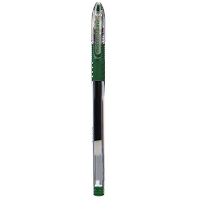 PILOT G1 Grip Bolígrafo de gel (punta fina, mango de goma, tapa, 12 unidades), color verde PILOT G1 Grip Bolígrafo de gel (punta fina, mango de goma, tapa, 12 unidades), color verde