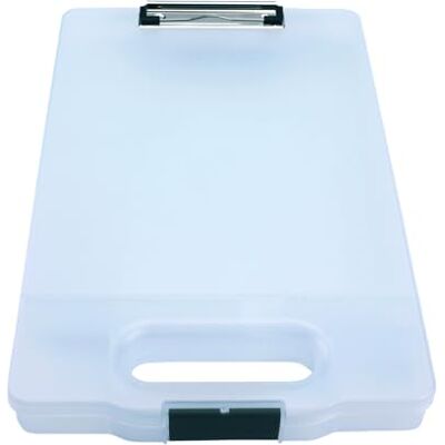 GENIE Portapapeles CL900T con compartimento de almacenamiento, transparente GENIE Portapapeles CL900T con compartimento de almacenamiento, transparente