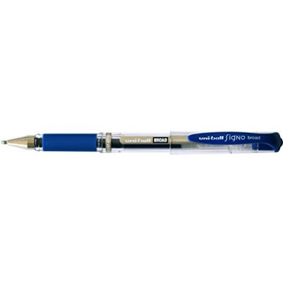 Uni-Ball Signo Broad Bolígrafo de gel, color azul Uni-Ball Signo Broad Bolígrafo de gel, color azul