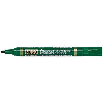 Pentel Marcador permanente apto para casi todas las superficies. Color verde Pack de 12 Pentel Marcador permanente apto para casi todas las superficies. Color verde Pack de 12