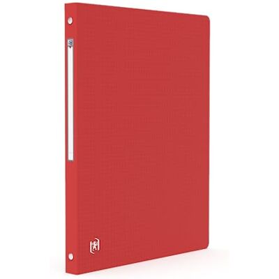 Oxford Elba Memphis – Carpeta de anillas (A4, polipropileno, cortado, rojo Oxford Elba Memphis – Carpeta de anillas (A4, polipropileno, cortado, rojo