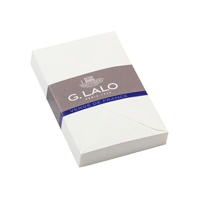 G. Lalo Lalo 90 x 140 mm Verge Besuch engomado, sobres – Blanco (20 unidades) G. Lalo Lalo 90 x 140 mm Verge Besuch engomado, sobres – Blanco (20 unidades)