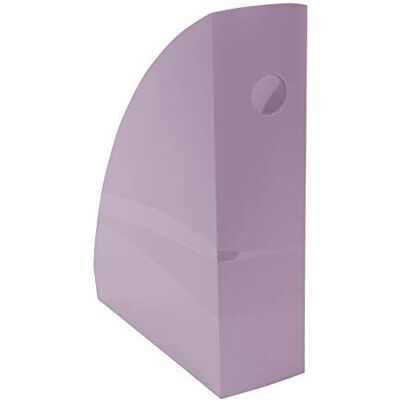 Exacompta Revistero para documentos en formato A4 +, de gran capacidad y estable. 266x82x305mm MAG-CUBE Malva Exacompta Revistero para documentos en formato A4 +, de gran capacidad y estable. 266x82x305mm MAG-CUBE Malva
