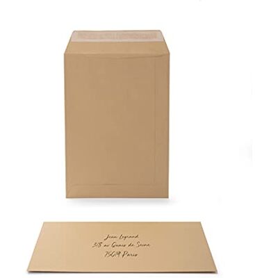 Oxford Sans Marque Sobres autoadhesivos, 162 x 229, 90 G, Kraft rubio Oxford Sans Marque Sobres autoadhesivos, 162 x 229, 90 G, Kraft rubio