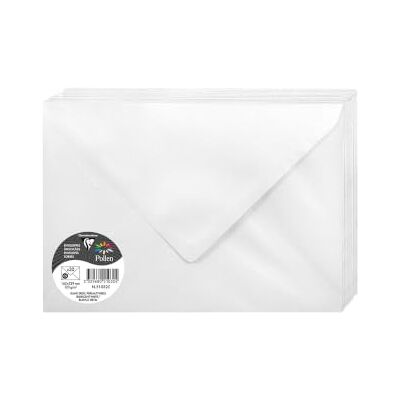 Clairefontaine 5652 C Pack de 20 sobres 16,20 x 22,90 x 0,10 cm, color Blanc Irisé 16.20 x 22.90 x 0.10 Clairefontaine 5652 C Pack de 20 sobres 16,20 x 22,90 x 0,10 cm, color Blanc Irisé 16.20 x 22.90 x 0.10