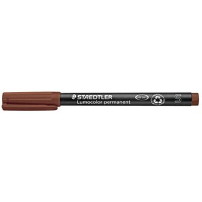 STAEDTLER Lumocolor 313-7 Rotulador de Tinta Permanente, Marrón, 0.4 mm, Pack de 10 unidades STAEDTLER Lumocolor 313-7 Rotulador de Tinta Permanente, Marrón, 0.4 mm, Pack de 10 unidades