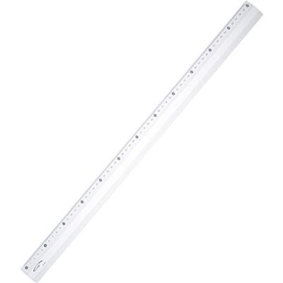 Graphoplex Regla rígida de aluminio transparente de 60 cm Escala grabada y tira antideslizante Herramienta de precisión para medir, trazar y cortar Ideal para oficinas, talleres y escuelas Antideslizante Graphoplex Regla rígida de aluminio transparente de 60 cm Escala grabada y tira antideslizante Herramienta de precisión para medir, trazar y cortar Ideal para oficinas, talleres y escuelas Antideslizante