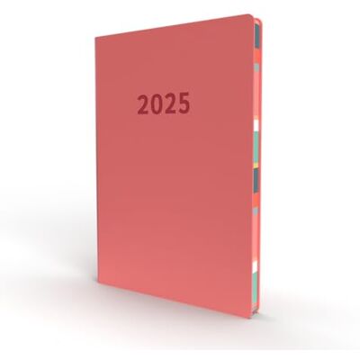 Collins Edge Mira Agenda 2025 Agenda semanal A5 con vista semanal y diario con viñetas Rosa () Agenda semanal con cubiertas suaves al tacto y bordes de páginas de colores Collins Edge Mira Agenda 2025 Agenda semanal A5 con vista semanal y diario con viñetas Rosa () Agenda semanal con cubiertas suaves al tacto y bordes de páginas de colores