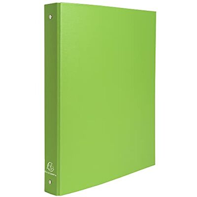 Exacompta ref. 51473E Caja de 20 archivadores rígidos de PP (4 anillas redondas, diámetro 30 mm, parte trasera de 40 mm, dimensiones externas: 32 x 26 cm, tamaño A4, color verde anís Exacompta ref. 51473E Caja de 20 archivadores rígidos de PP (4 anillas redondas, diámetro 30 mm, parte trasera de 40 mm, dimensiones externas: 32 x 26 cm, tamaño A4, color verde anís