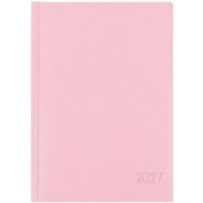 Oxford Modern, Agenda Anual 2027, Día Por Página, Tapa Acolchada, A5 Español, Color Rosa Pastel Oxford Modern, Agenda Anual 2027, Día Por Página, Tapa Acolchada, A5 Español, Color Rosa Pastel